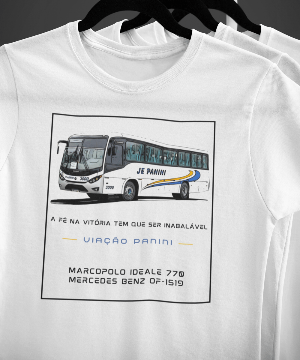 Nome do produto: CAMISETA MASCULINA VIAÇÃO PANINI
