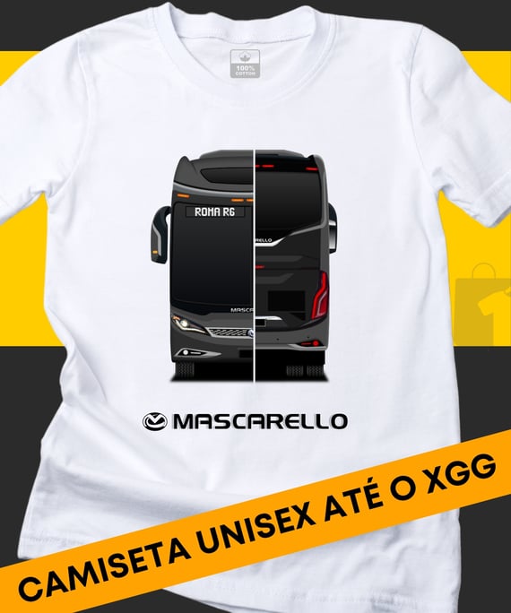 CAMISETA ÔNIBUS MASCARELLO ROMA R6