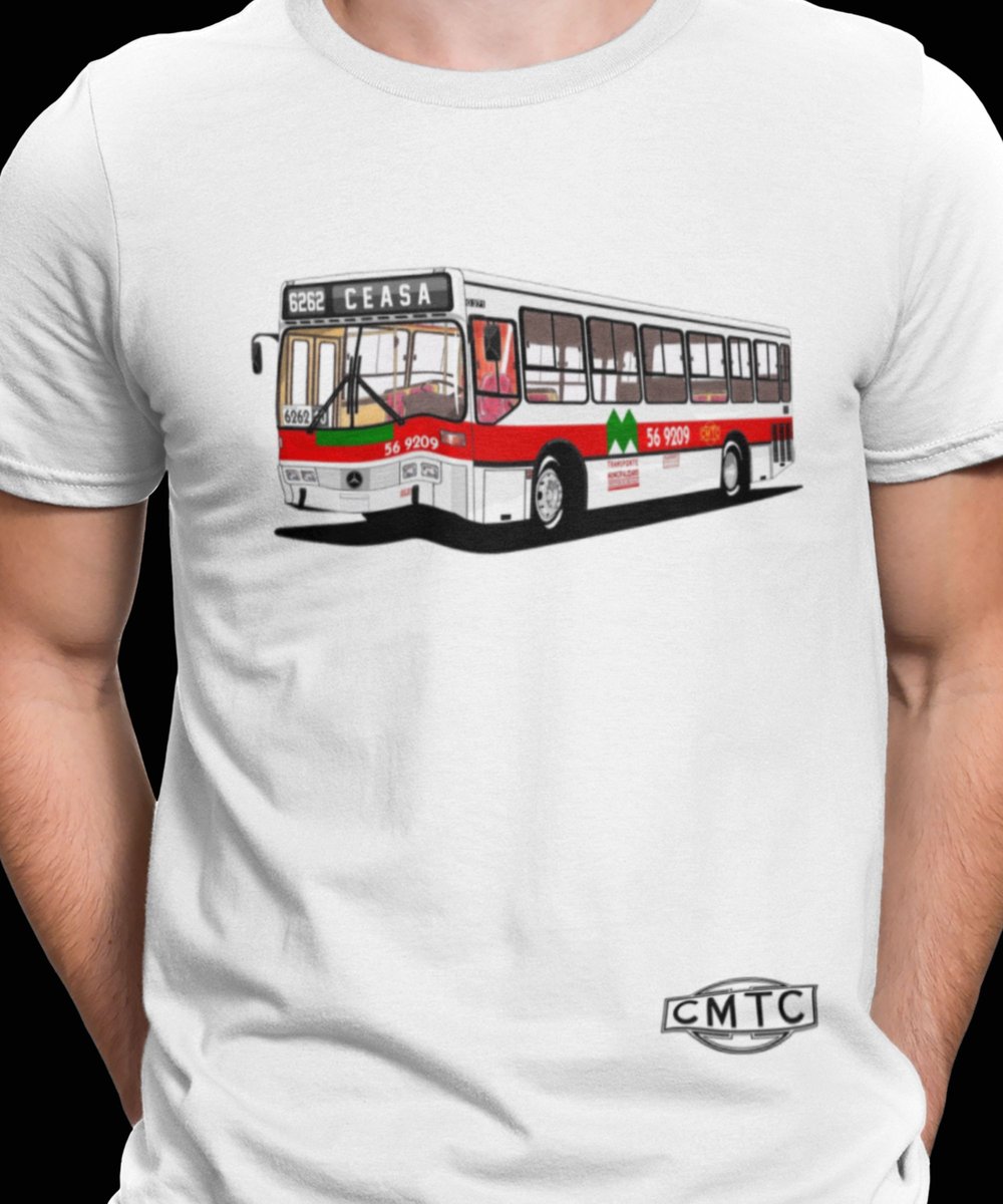 Nome do produto: CAMISETA ÔNIBUS CMTC | LINHA 6262 CEASA