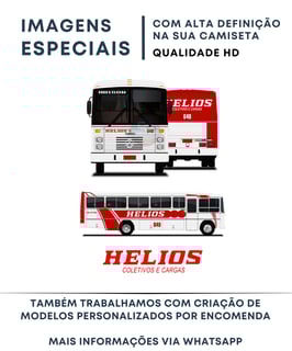 Nome do produto CAMISETA ÔNIBUS HELIOS COLETIVOS E CARGAS NIELSON DIPLOMATA