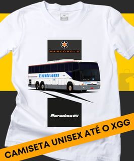 Nome do produto CAMISETA ÔNIBUS EMTRAM MARCOPOLO GV 