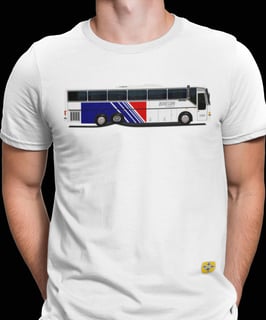 CAMISETA ÔNIBUS BREDA RETRÔ ANOS 90