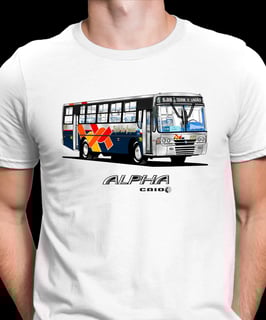Nome do produto CAMISETA ÔNIBUS RÁPIDO LUXO CAMPINAS CAIO ALPHA