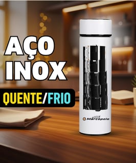 Nome do produtoGARRAFA TÉRMICA MARCOPOLO EVOLUÇÃO DOUBLE DECKER