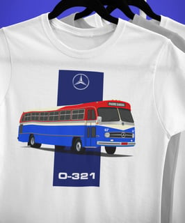 CAMISETA ÔNIBUS MONOBLOCO MERCEDES BENZ O-321