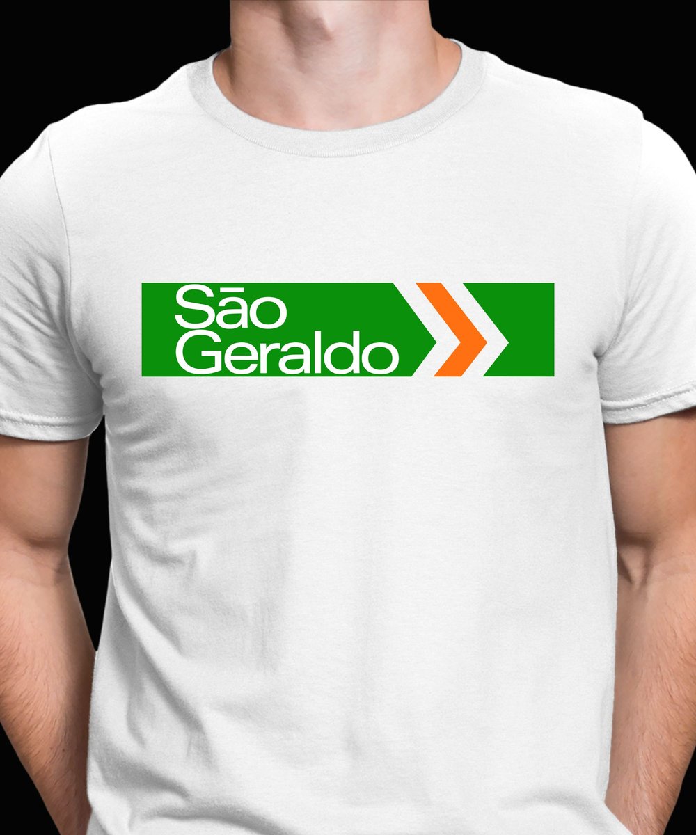 Nome do produto: CAMISETA VIAÇÃO SÃO GERALDO LOGOTIPO