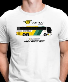 CAMISETA ÔNIBUS GONTIJO BOI BANDIDO SCANIA 113