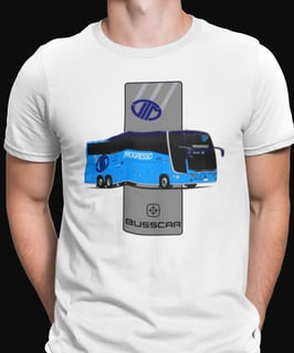 CAMISETA ÔNIBUS VIAÇÃO PROGRESSO BUSSCAR VISSTA BUSS 400