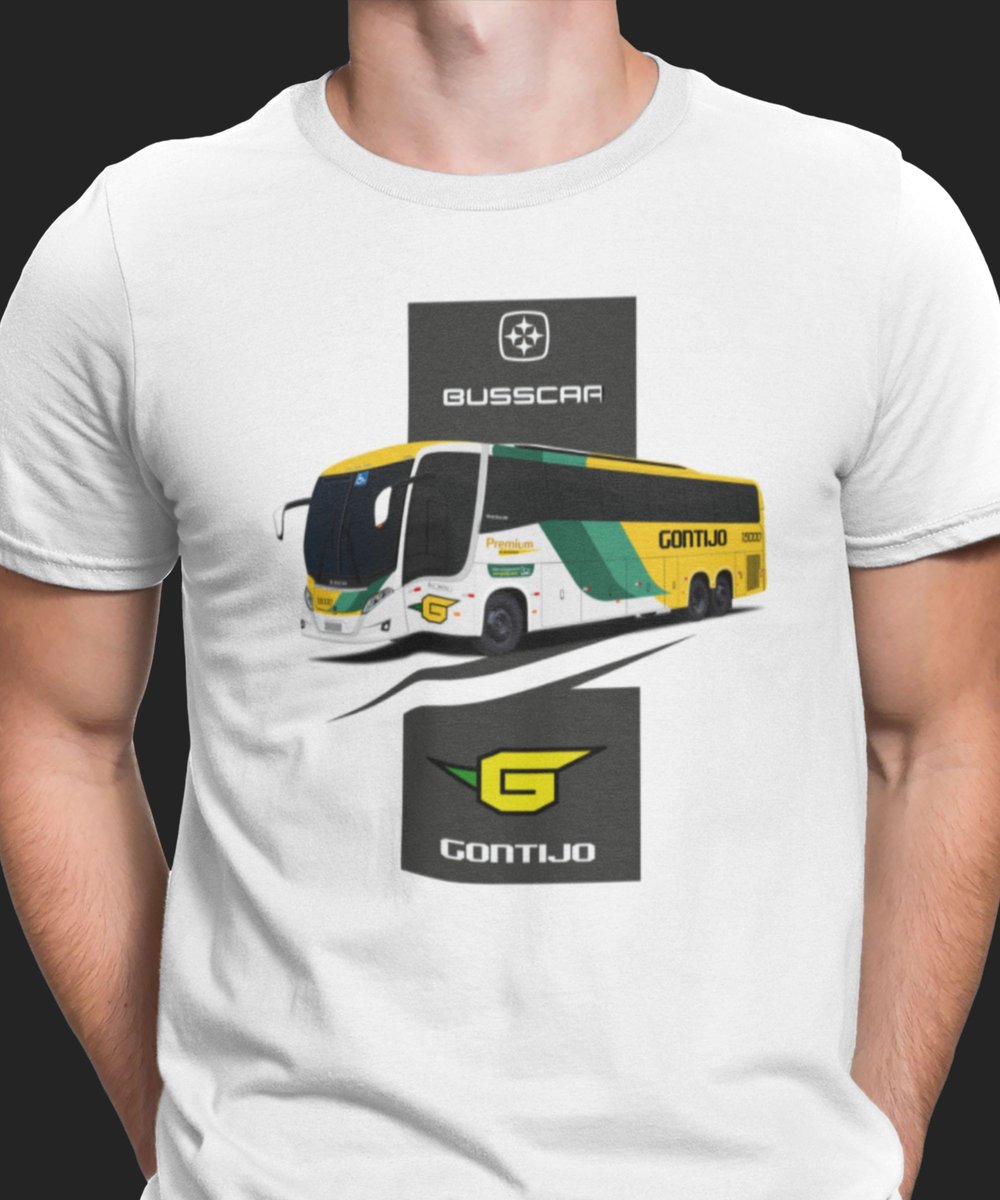 Nome do produto: CAMISETA ÔNIBUS GONTIJO BUSSCAR VISSTA BUSS 
