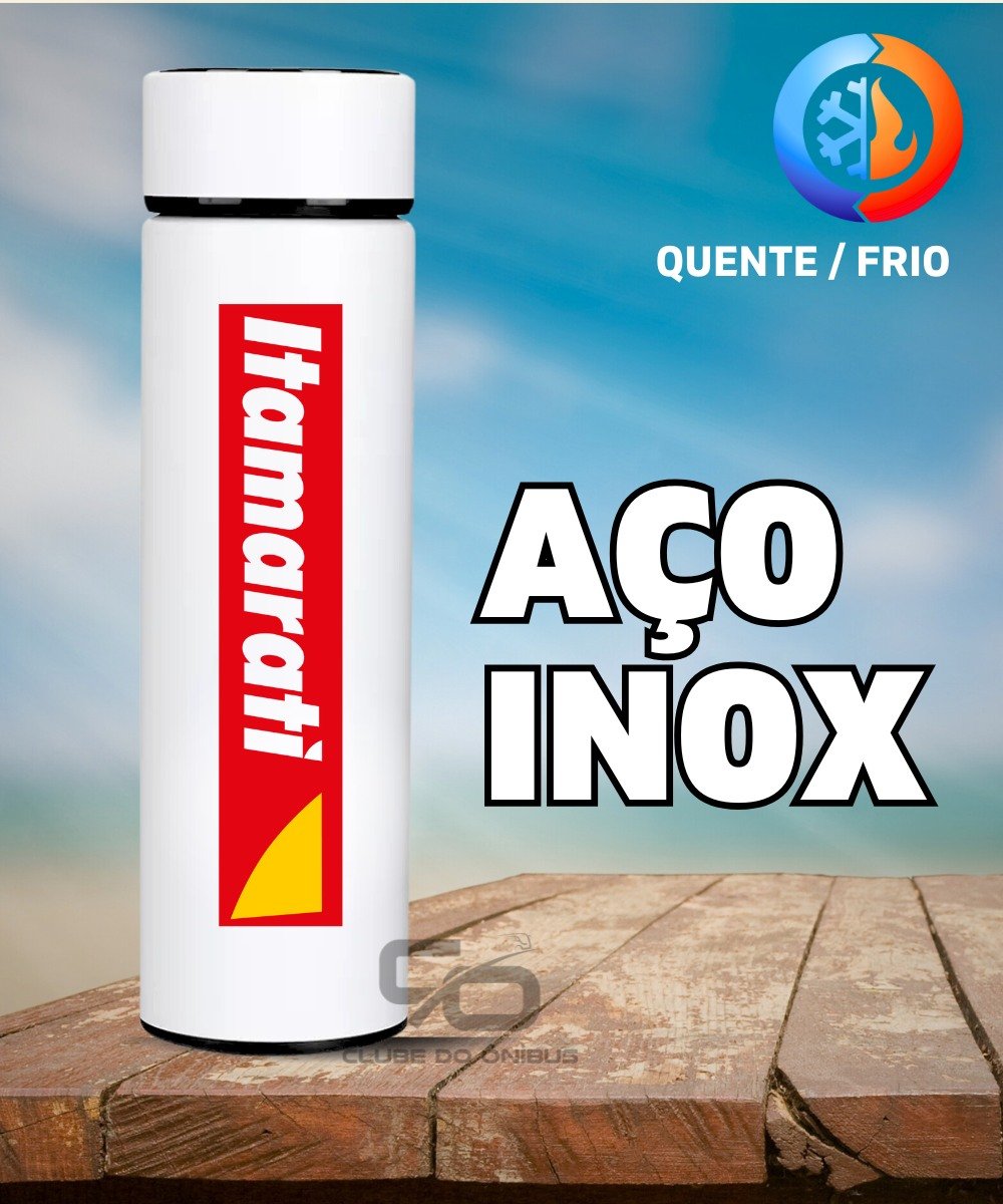 Nome do produto: GARRAFA TÉRMICA EXPRESSO ITAMARATI LOGOTIPO