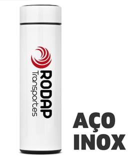 Nome do produto GARRAFA TÉRMICA AÇO INOX 400ML RODAP TRANSPORTES 