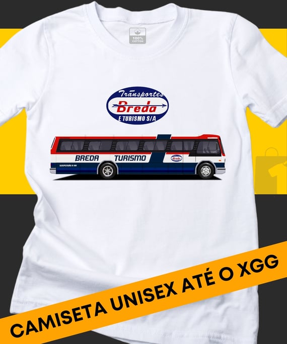 CAMISETA ÔNIBUS BREDA TURSIMO 