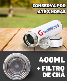 Nome do produto GARRAFA TÉRMICA EXPRESSO GUANABARA LOGOTIPO