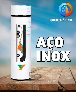 Nome do produto GARRAFA TÉRMICA ÔNIBUS SALUTARIS 