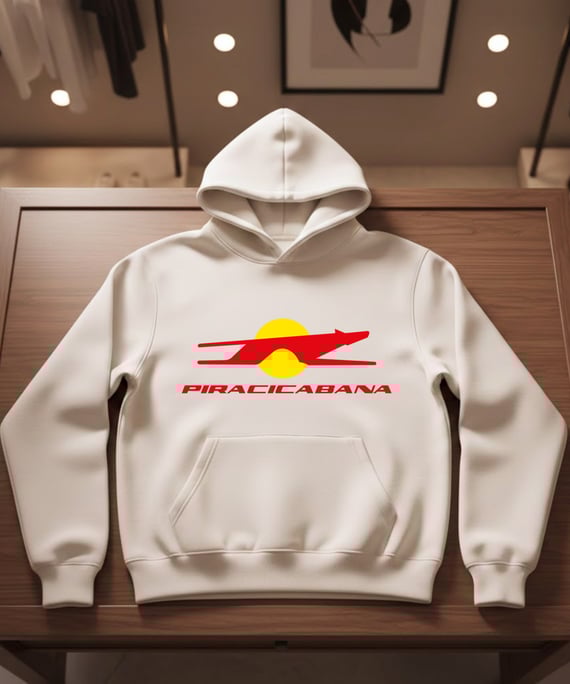 CASACO DE MOLETOM VIAÇÃO PIRACICABANA