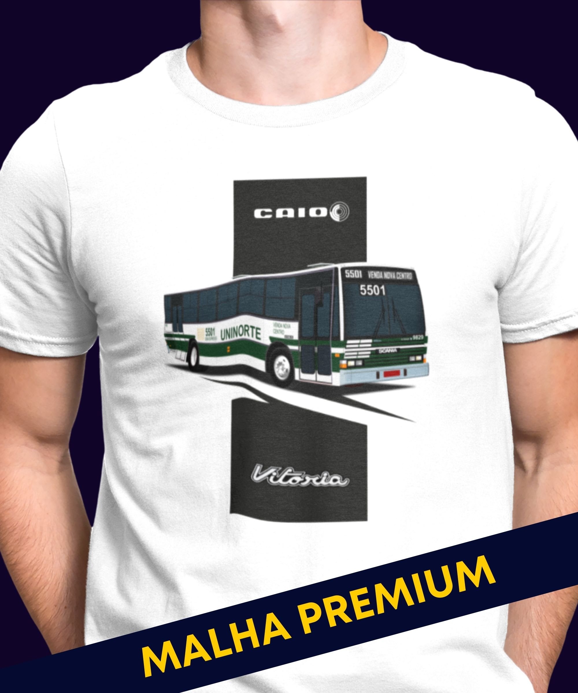 CAMISETA ÔNIBUS CAIO VITÓRIA UNINORTE 