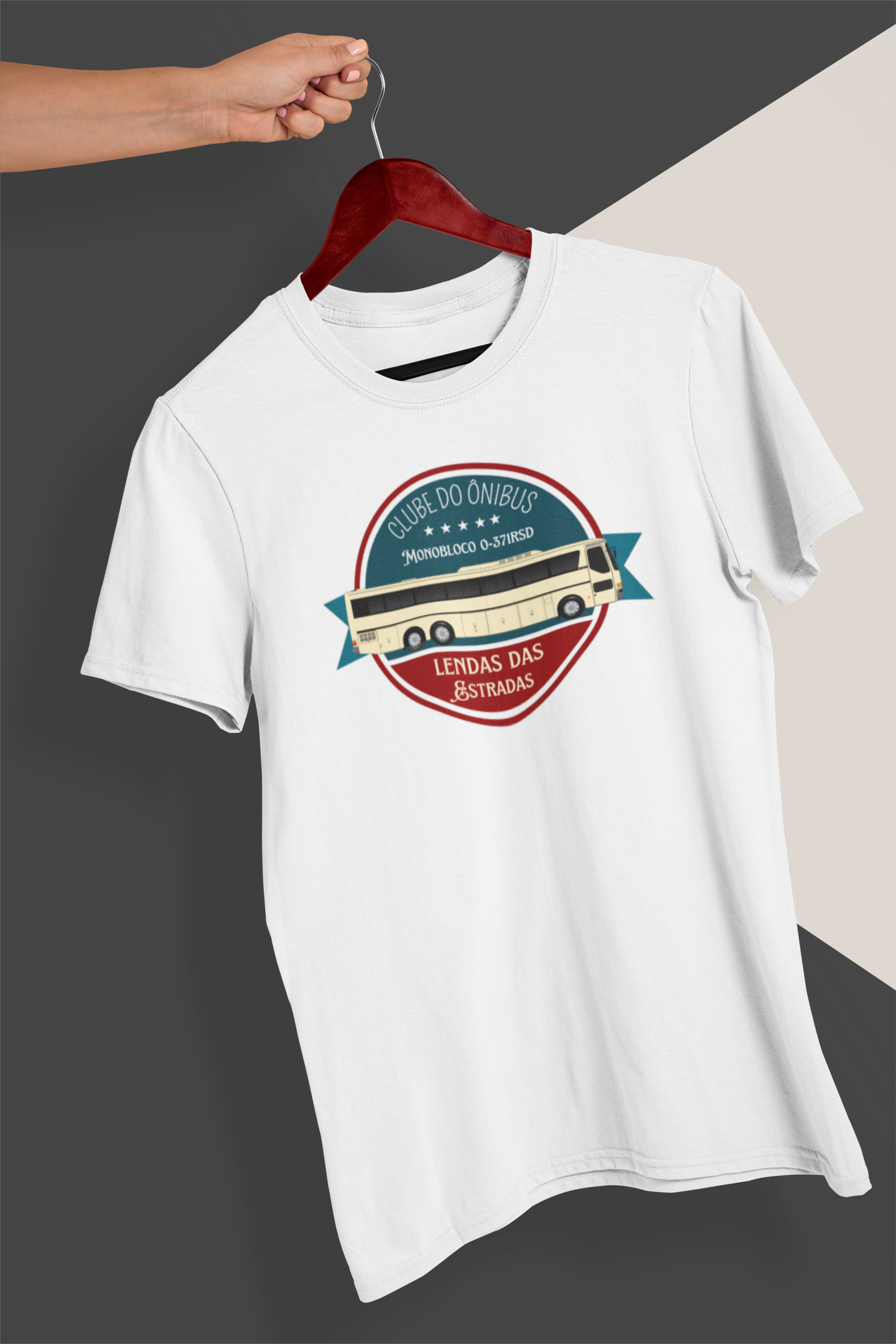 MONOBLOCO O-371RSD - CAMISETA MASCULINA CLUBE DO ÔNIBUS LENDAS DAS ESTRADAS