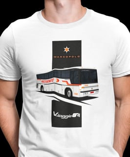 CAMISETA ÔNIBUS VIAÇÃO PRESIDENTE MARCOPOLO G4