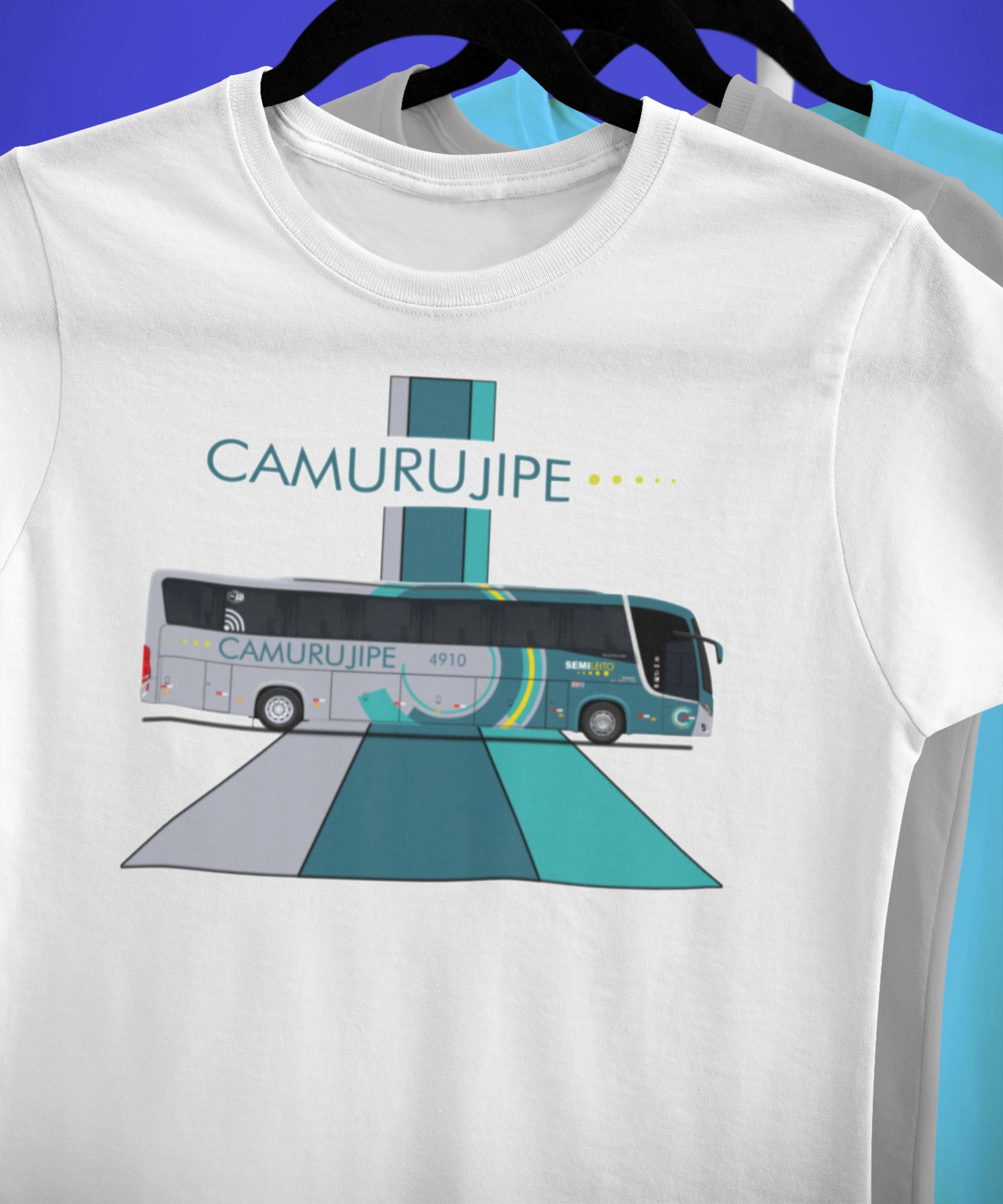 CAMISETA ÔNIBUS CAMURUJIPE BUSSCAR VISSTA BUSS 360