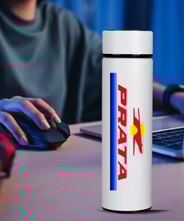Nome do produto GARRAFA TÉRMICA EXPRESSO DE PRATA LOGOTIPO