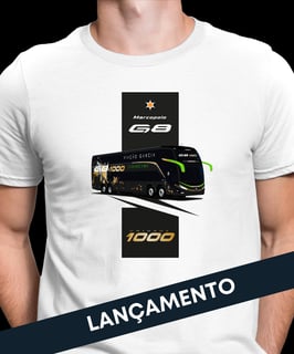 CAMISETA ÔNIBUS VIAÇÃO GARCIA MARCOPOLO G8 1000