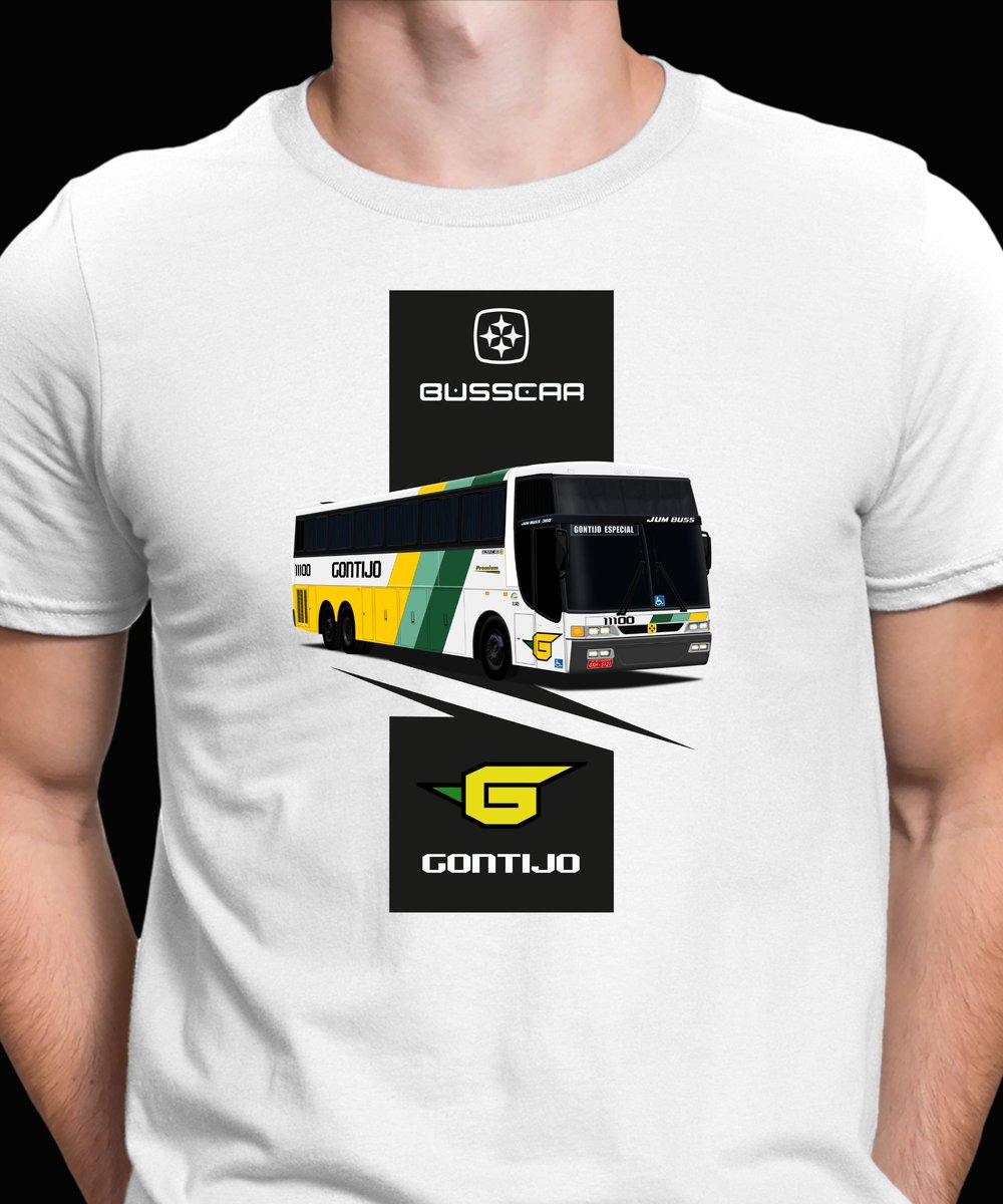 Nome do produto: CAMISETA GONTIJO BUSSCAR JUM BUSS 360