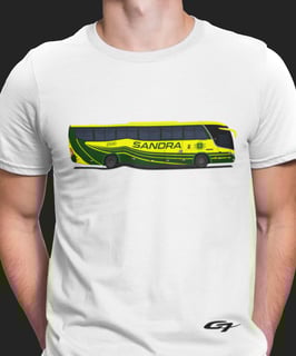 Nome do produto CAMISETA ÔNIBUS VIAÇÃO SANDRA MARCOPOLO G7