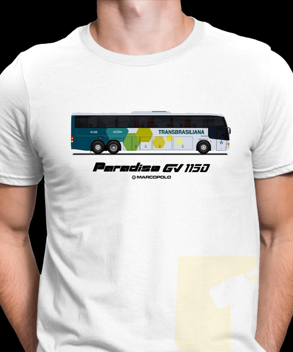 Nome do produto: CAMISETA ÔNIBUS DA TRANSBRASILIANA