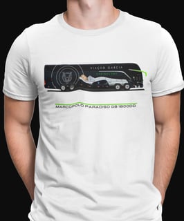 CAMISETA ÔNIBUS VIAÇÃO GARCIA MARCOPOLO G8 