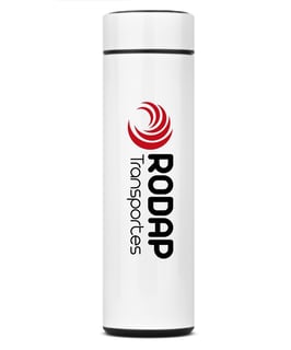 Nome do produto GARRAFA TÉRMICA AÇO INOX 400ML RODAP TRANSPORTES 