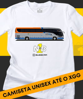 Nome do produto CAMISETA ÔNIBUS EXPRESSO UNIÃO BUSSCAR NB1