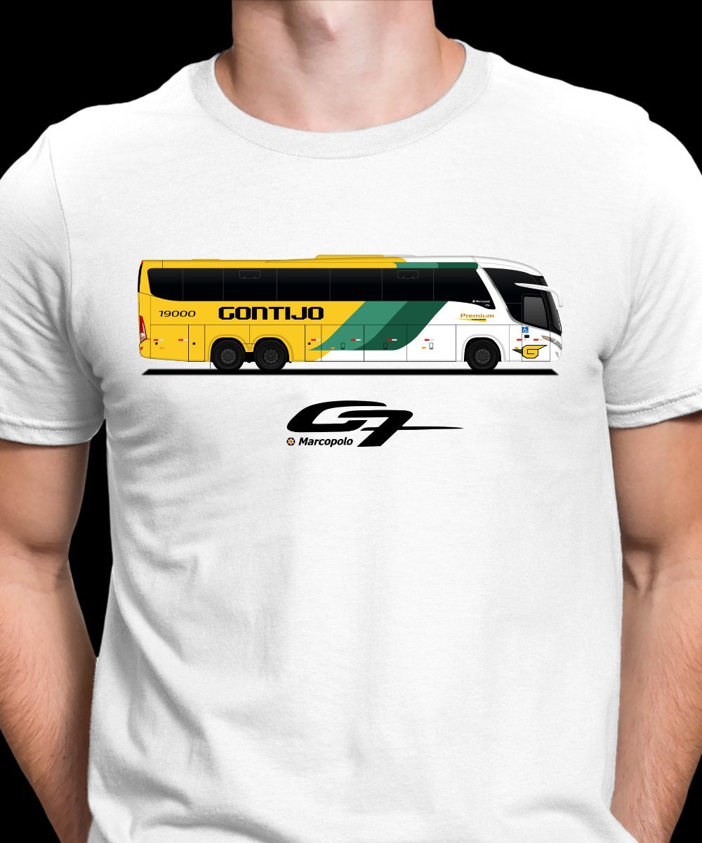 CAMISETA ÔNIBUS MARCOPOLO G7 GONTIJO