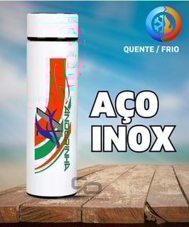 Nome do produto GARRAFA TÉRMICA ANDORINHA LOGO
