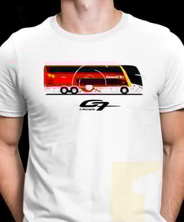 Nome do produto CAMISETA ÔNIBUS EXPRESSO ITAMARATI MARCOPOLO G7 DOUBLE DECKER