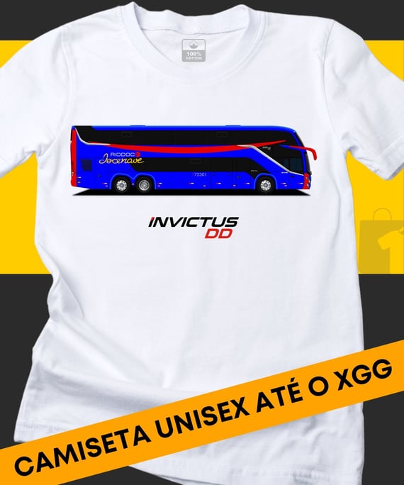 CAMISETA ÔNIBUS VIAÇÃO RIODOCE COMIL CAMPIONE INVICTUS DD