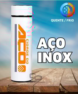 Nome do produto GARRAFA TÉRMICA CIDADE DO AÇO RIO DE JANEIRO