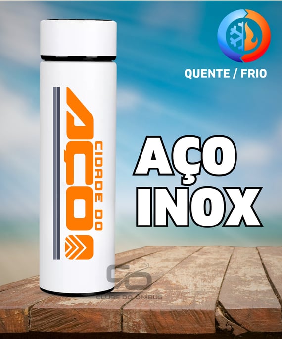 GARRAFA TÉRMICA CIDADE DO AÇO RIO DE JANEIRO