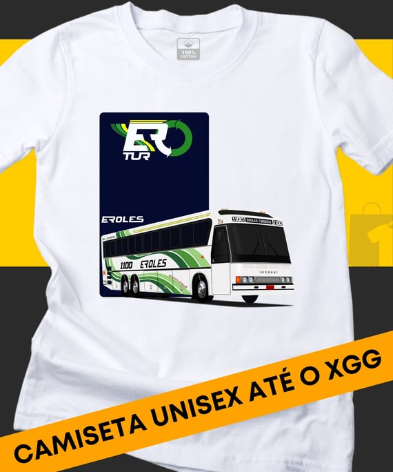 CAMISETA ÔNIBUS EROLES INCASEL DELTA 