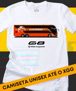 CAMISETA ÔNIBUS CATEDRAL MARCOPOLO G8