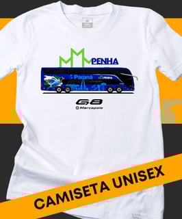 CAMISETA ÔNIBUS MARCOPOLO G8 PENHA PARANÁ