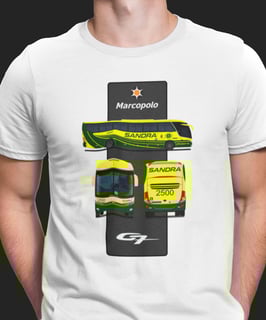 Nome do produto CAMISETA ÔNIBUS VIAÇÃO SANDRA MARCOPOLO G7