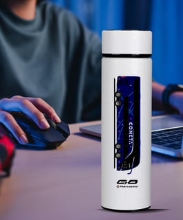 Nome do produto GARRAFA TÉRMICA VIAÇÃO COMETA MARCOPOLO G8 LOGOTIPO