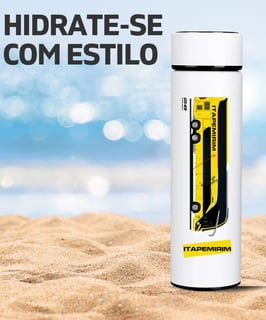 Nome do produto GARRAFA TÉRMICA ÔNIBUS VIAÇÃO ITAPEMIRIM MARCOPOLO G8 LOGOTIPO