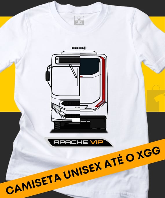 CAMISETA CAIO APACHE VIP 5 SÉRIE TRAÇOS