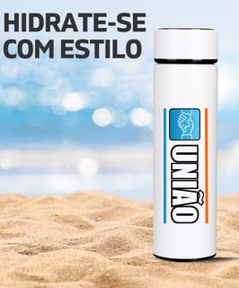 Nome do produto GARRAFA TÉRMICA EXPRESSO UNIÃO LOGOTIPO