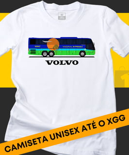 Nome do produto CAMISETA ÔNIBUS NACIONAL EXPRESSO COMIL GALLEGGIANTE VOLVO B12