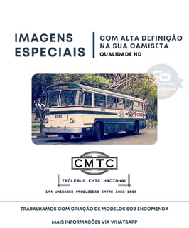 Nome do produto CAMISETA TROLEBUS CMTC 