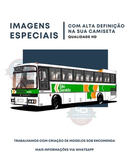 Nome do produto CAMISETA ÔNIBUS SÃO GERALDO MARCOPOLO III