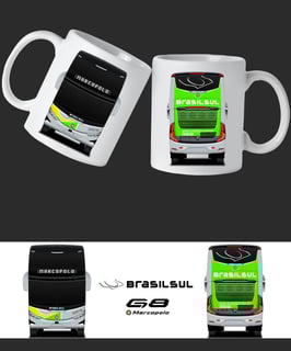 Nome do produto CANECA ÔNIBUS BRASIL SUL MARCOPOLO G8