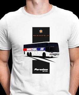 Nome do produto CAMISETA UNESUL MARCOPOLO PARADISO GV ARTE 3D